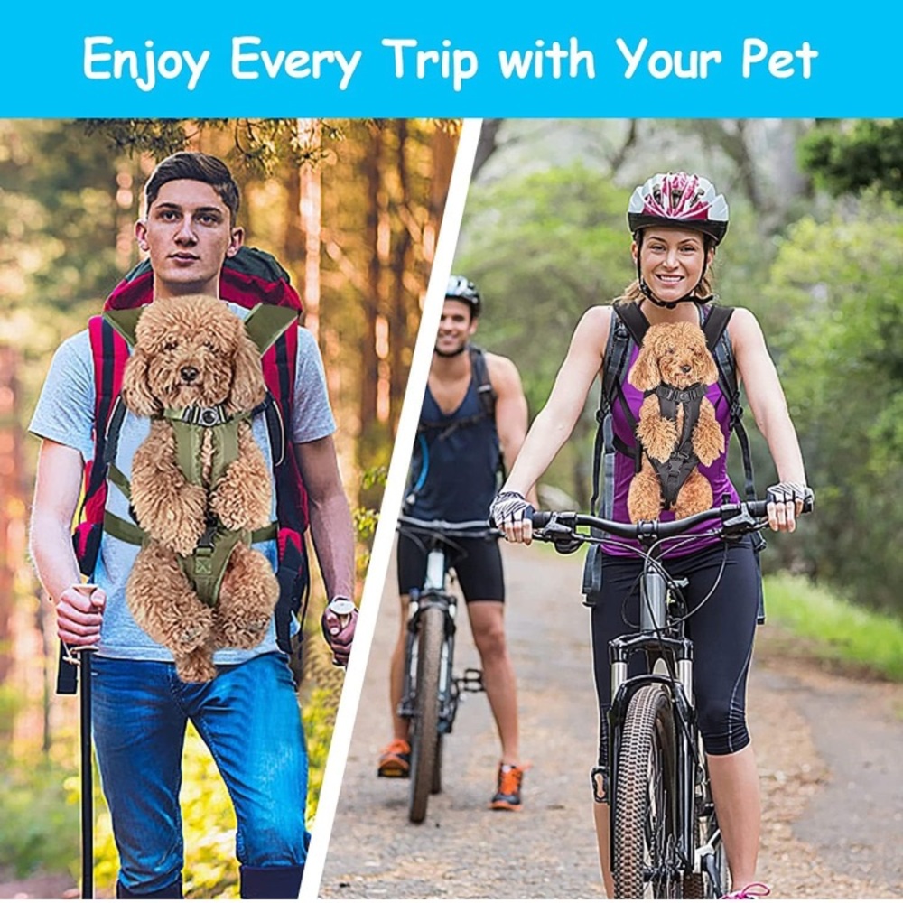 Pet Front-Carrier Backpack for Dogs - Olive Green New With Tags